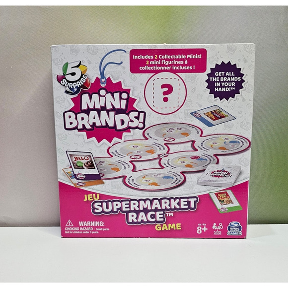 Surprise Mini Brands Supermarket Race Board Game NWT - Picture 1 of 6